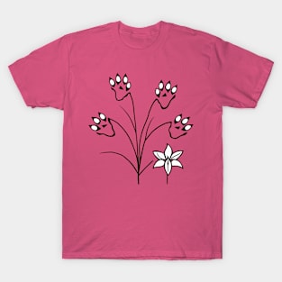 pawprint flowers T-Shirt